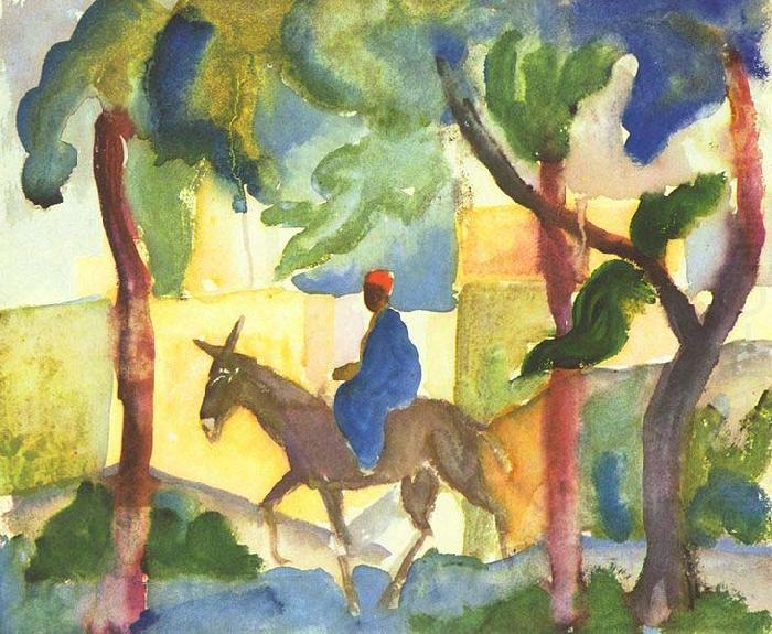 Eselreiter, August Macke